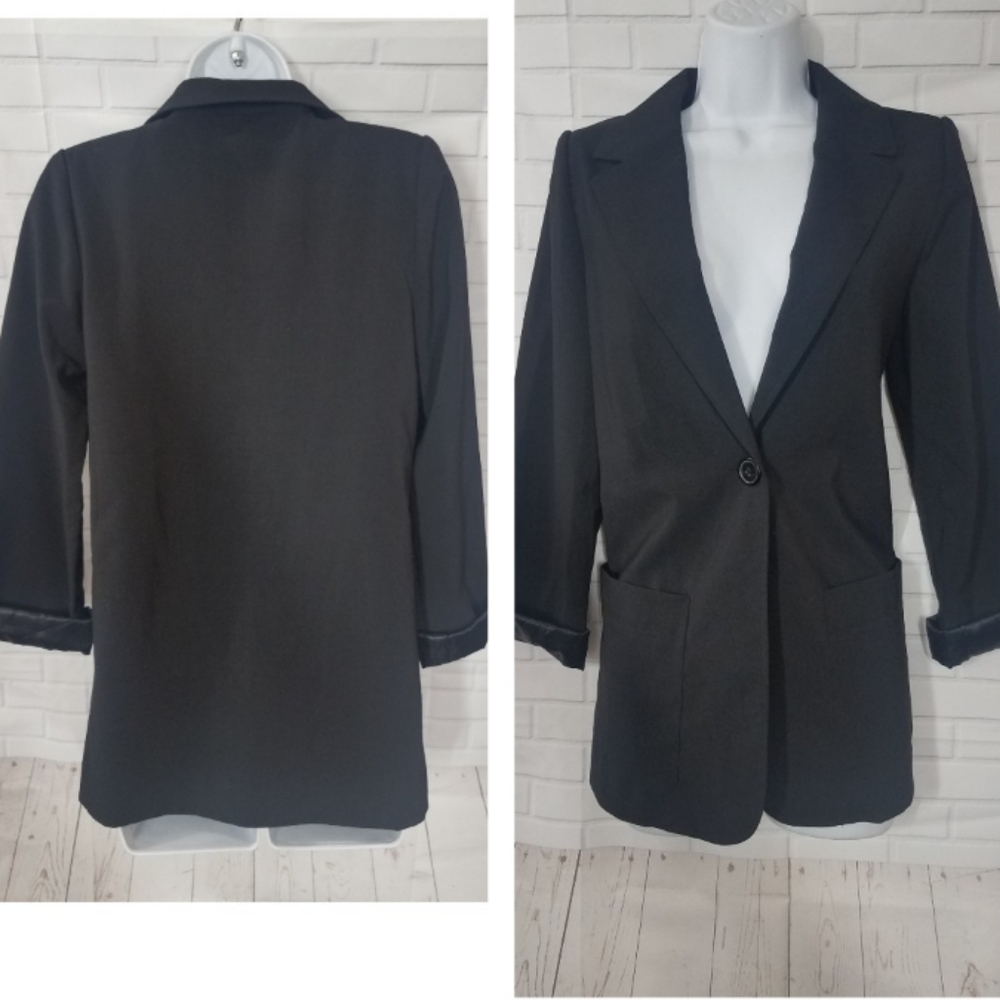 Mandee Black Suit Jacket Blazer